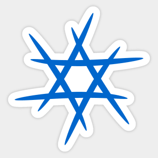 Star of David (Jews Symbol or Star of the Jews) Sticker